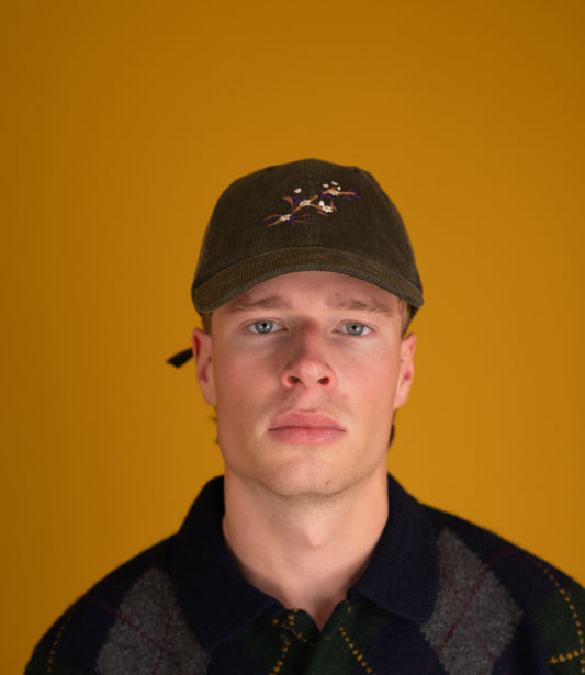 Blackthron Needlecord Baseball Cap - Olive