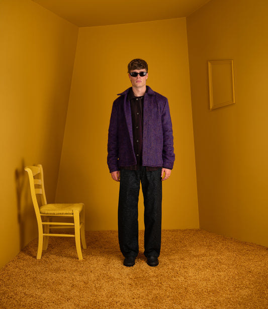 Cullu Overshirt - Fuzzy violet