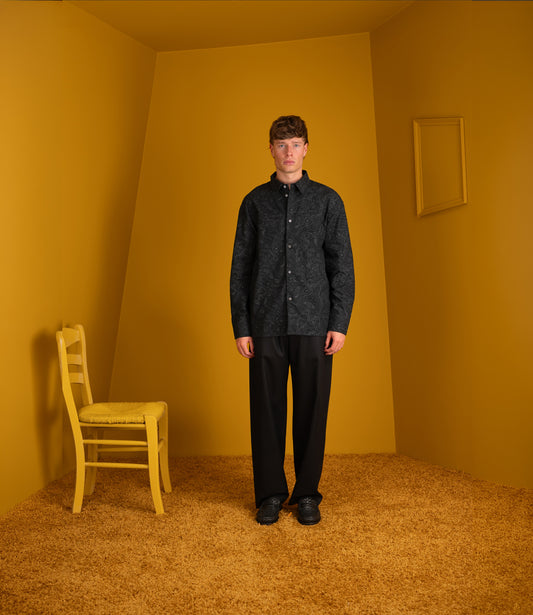 Gusto Shirt - Washed black ornament