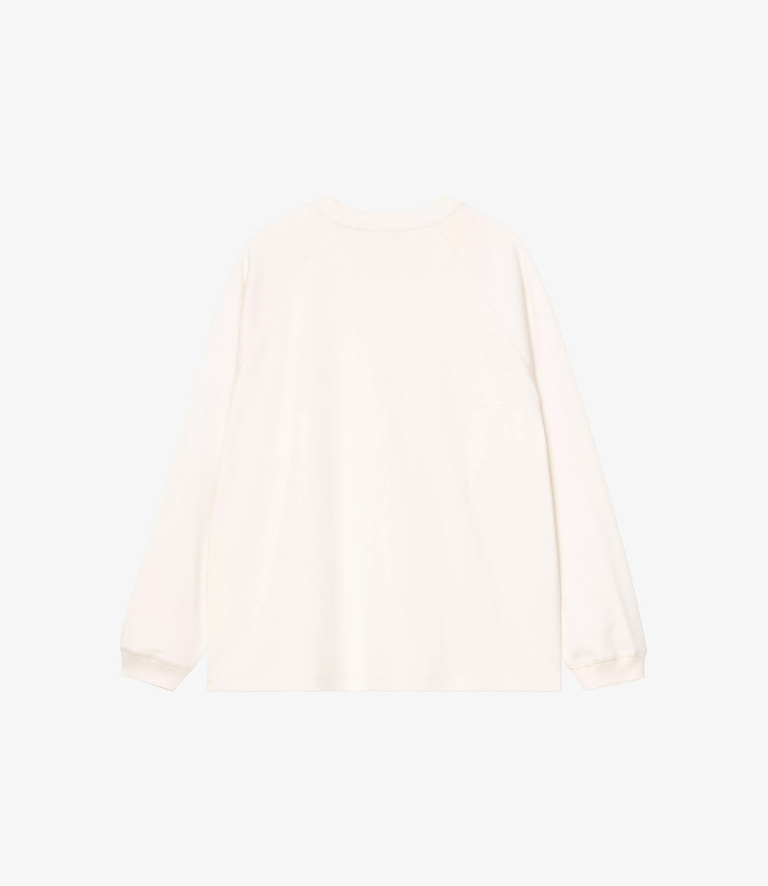 L/S Signature Rib T-Shirt - Wax / black