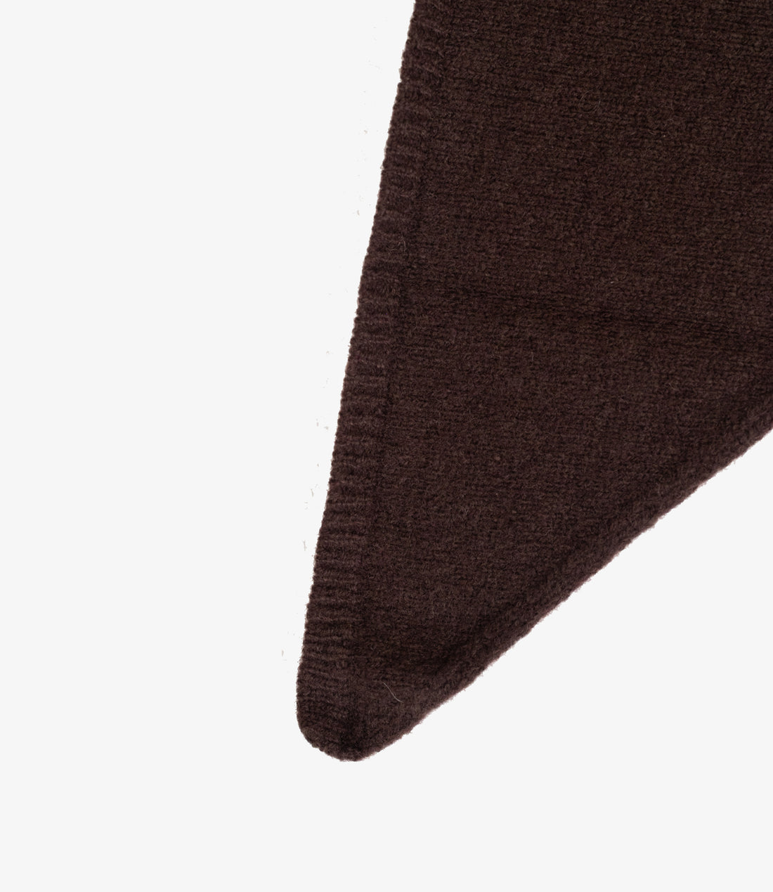 Triangle scarf 100% merino - Brown