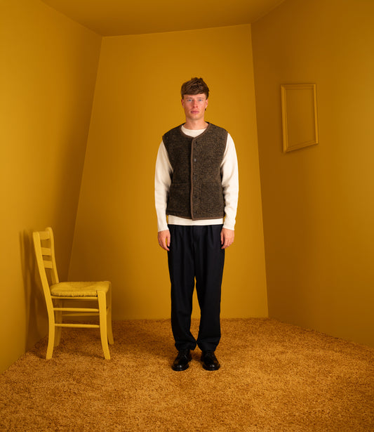 Lancaster bouclet fleece - Brown