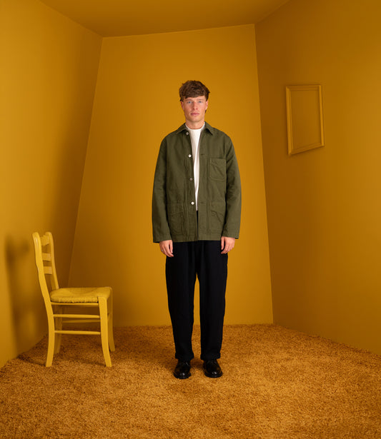 Duck cotton canvas chore - Olive