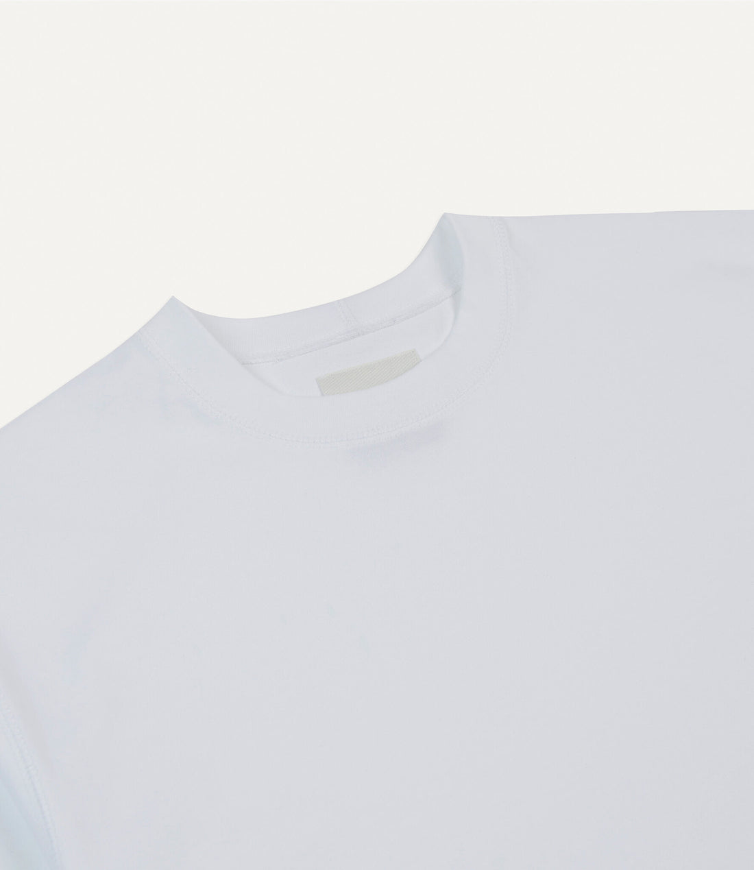 Embroidered 'Horseshoe' Tee - White