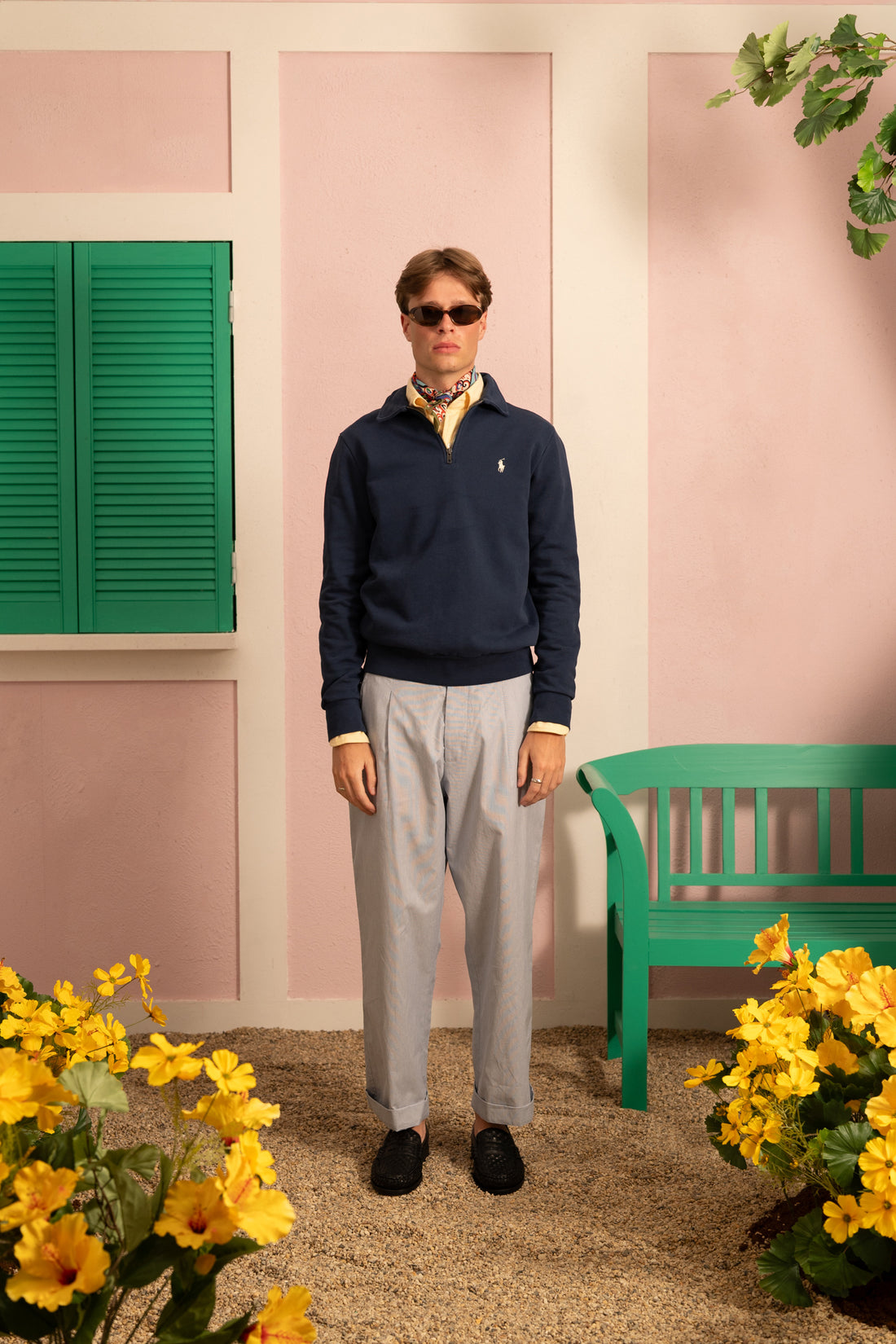 Half zip sweatshirt - Cruise navy