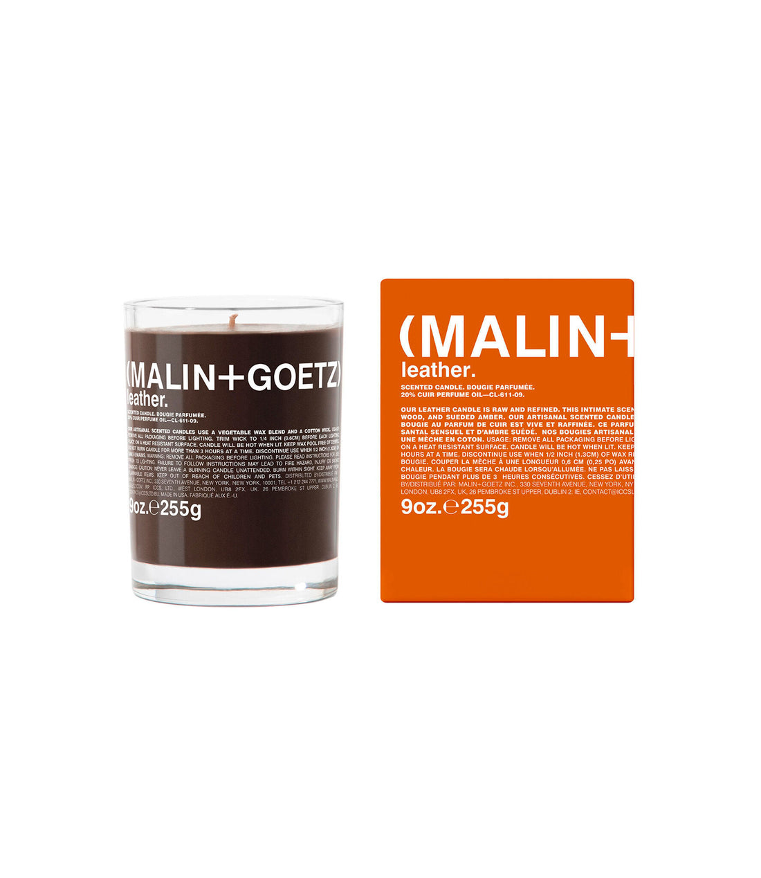 Bougie en cuir - 255g