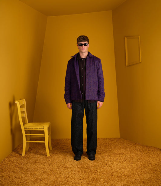 Giel in the A Kind of Guise Cullu Overshirt and Samurai Trousers in the Neighbourhood studio