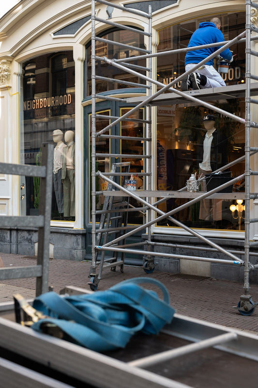 Our building is being repainted