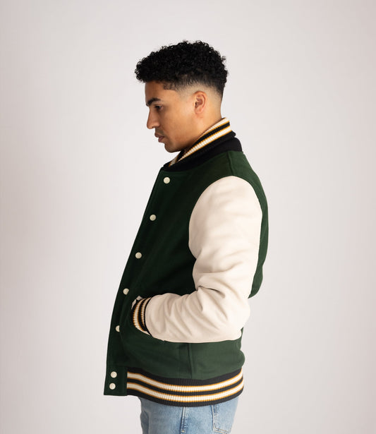 Varsity baseball jacket