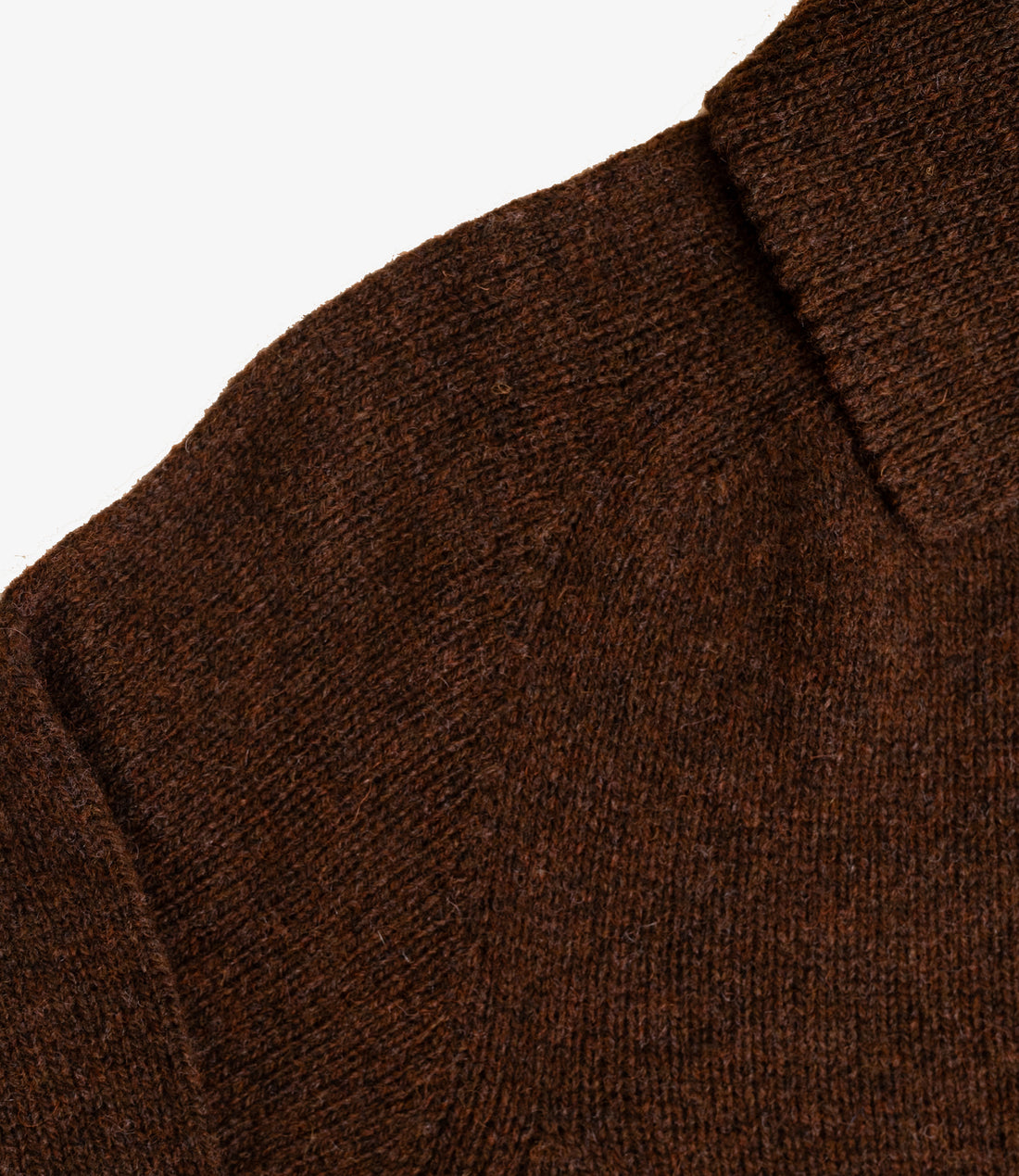 3 button polo knit - Brown