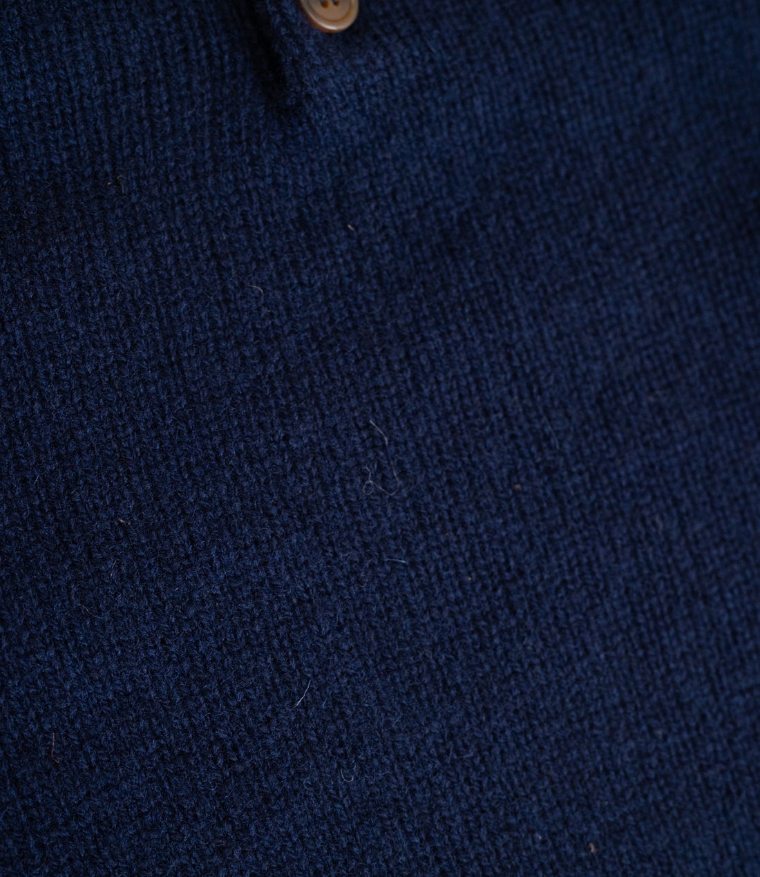 3 button polo knit - Navy