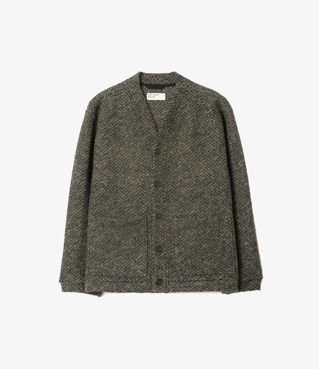 Advance cardigan raven fleece - Olive