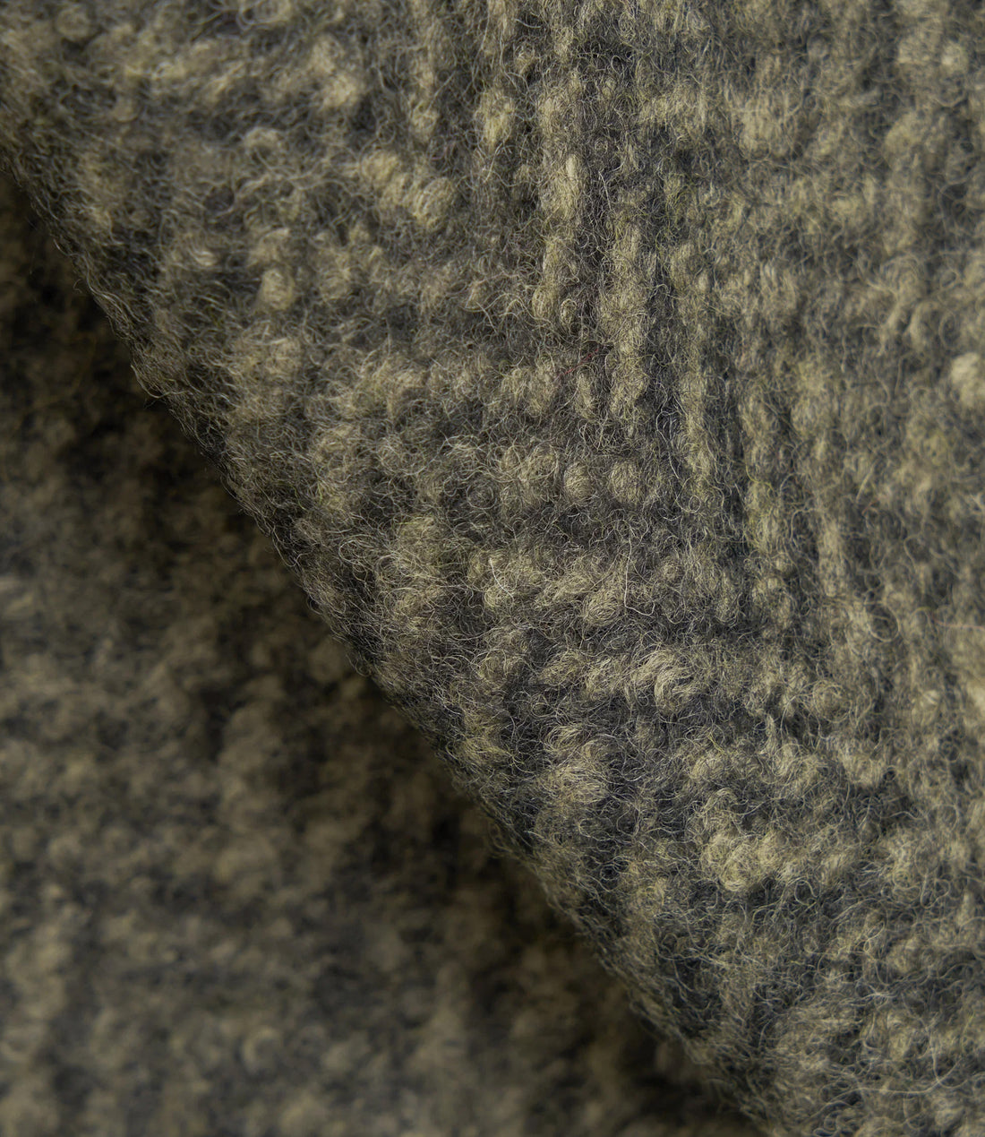 Advance cardigan raven fleece - Olive