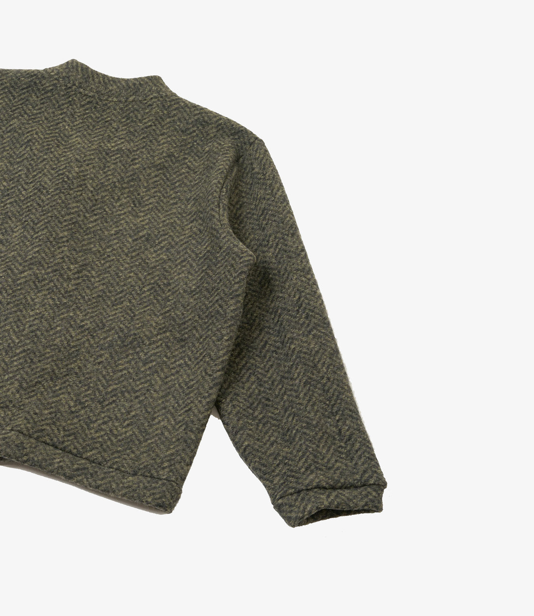 Advance cardigan raven fleece - Olive