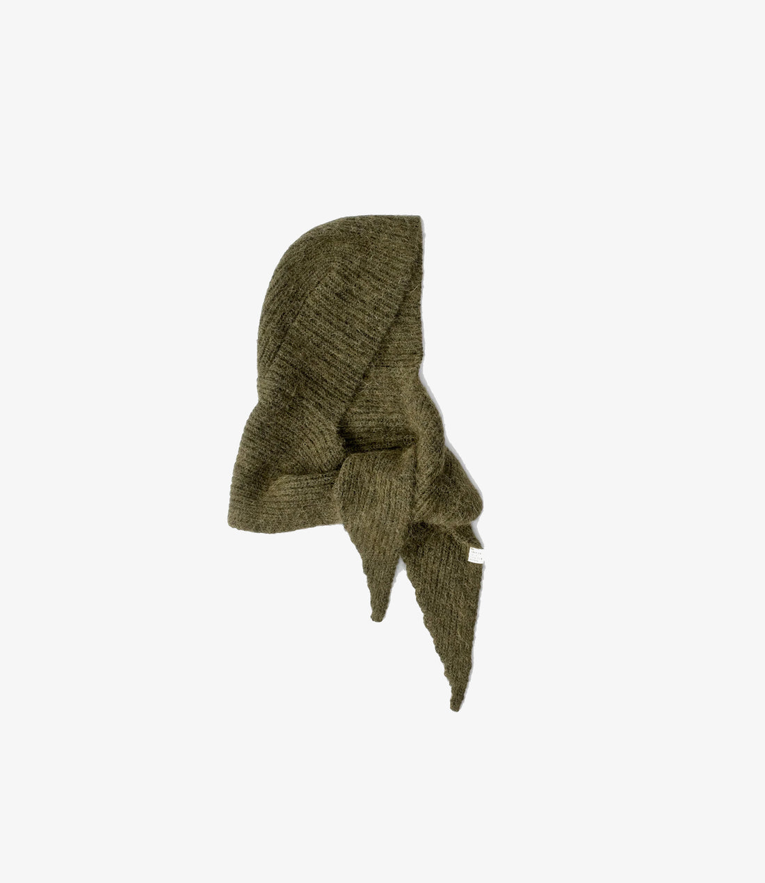A Kind of Guise Bisa Hooded Scarf in sage knit