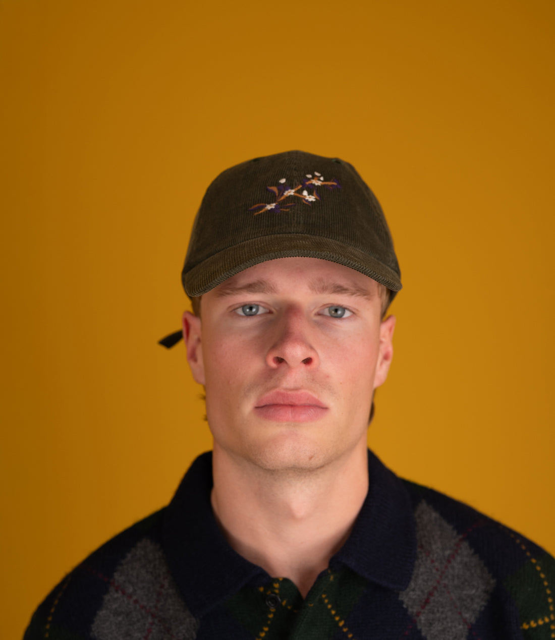 Blackthron Needlecord Baseball Cap - Olive