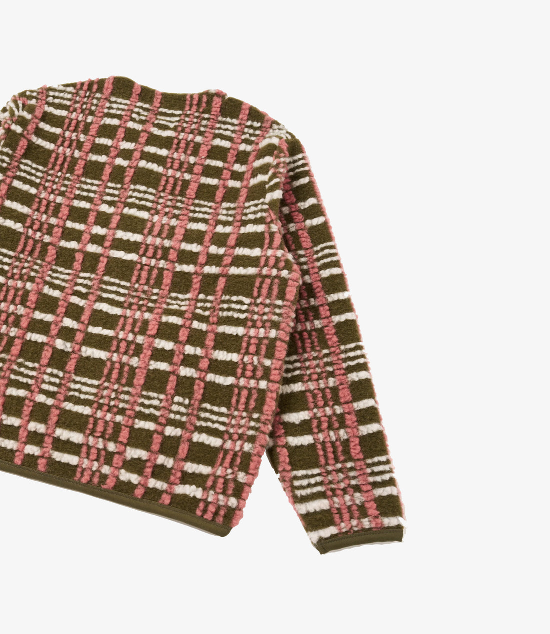 Cardigan duomo fleece - Olive