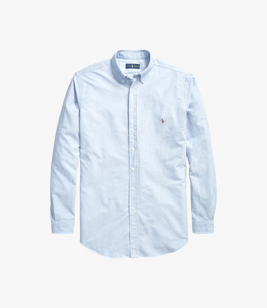 Classic oxford shirt custom fit - Blue