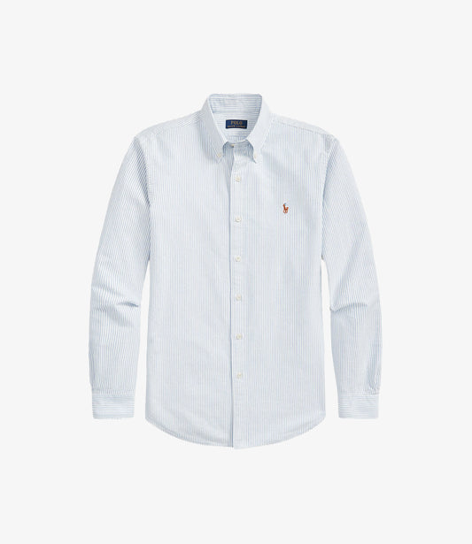 Classic oxford shirt custom fit - Blue stripe