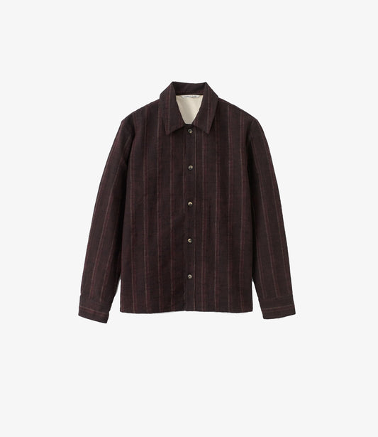Cullu Overshirt - Black wine line