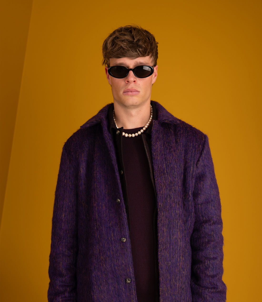 Cullu Overshirt - Fuzzy violet