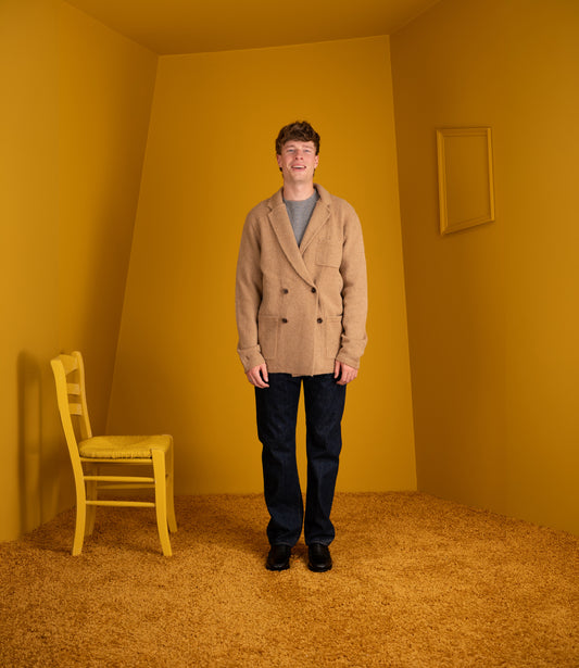 DB Blazer wool cashmere - Crouton tan heather