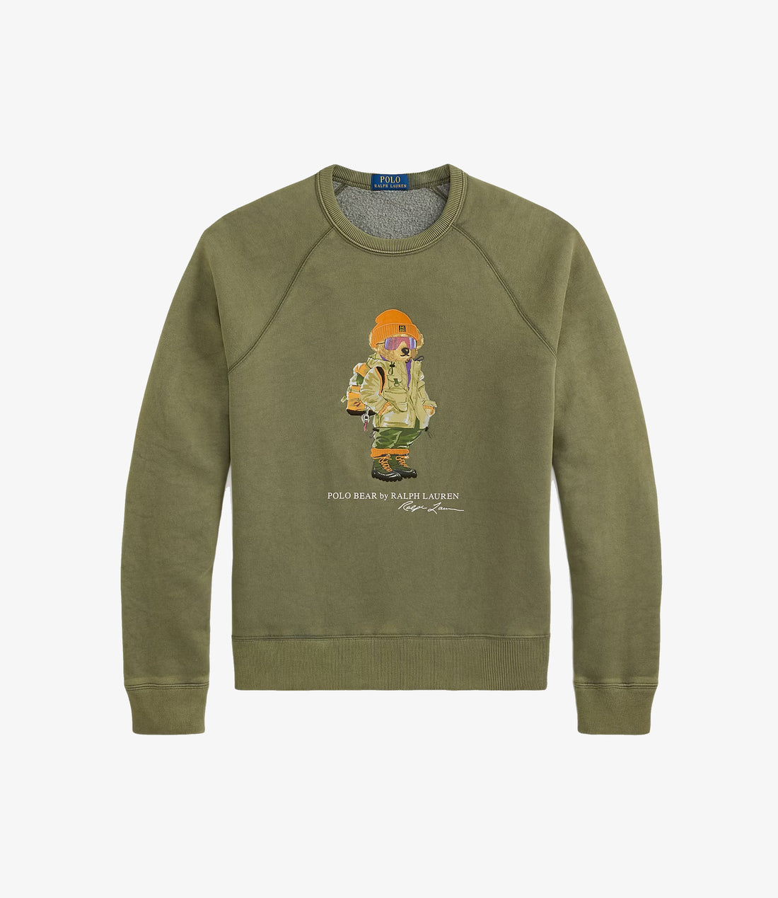 Fleece sweater bear - Cruise olive