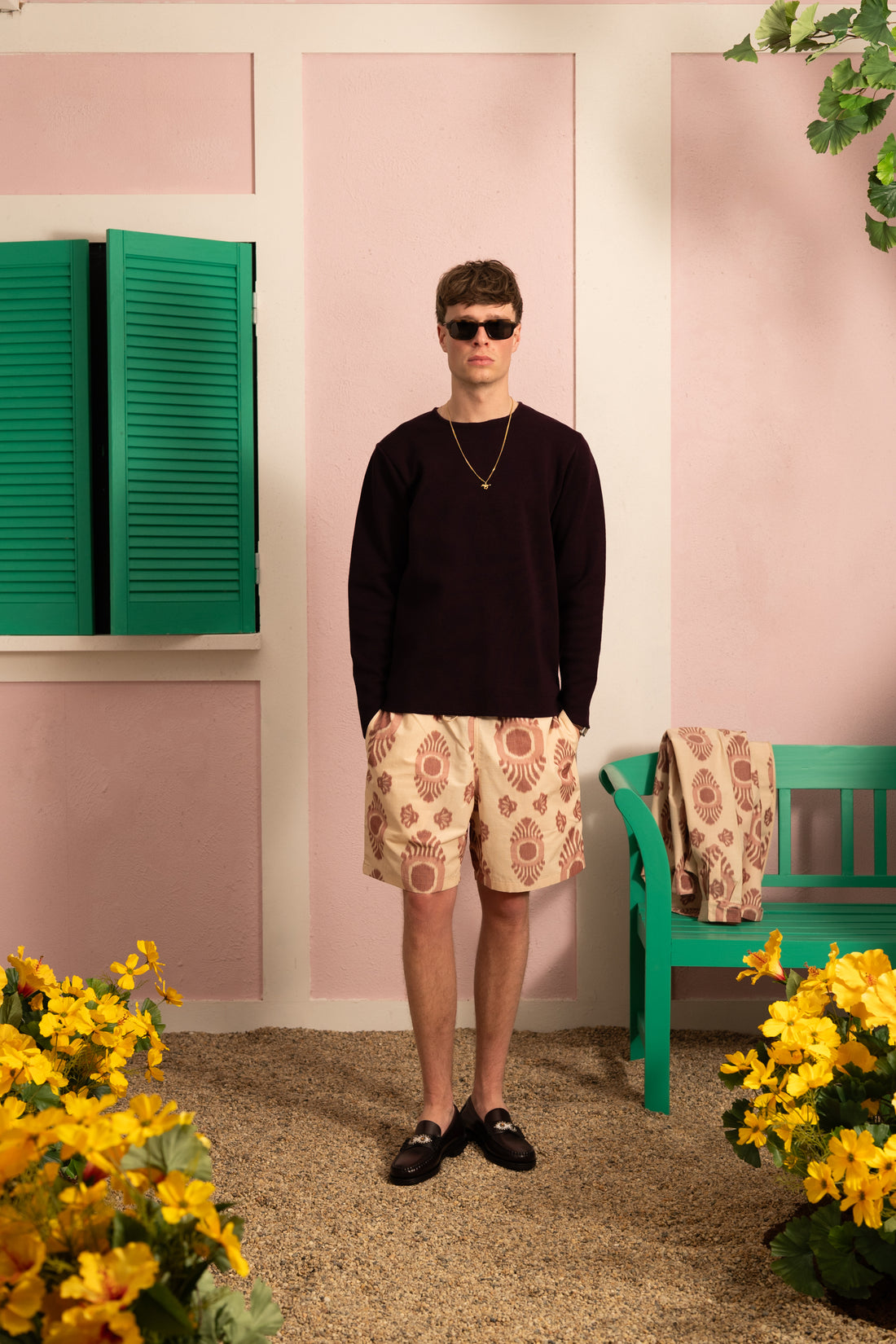 Merino wool longsleeve - Bordeaux
