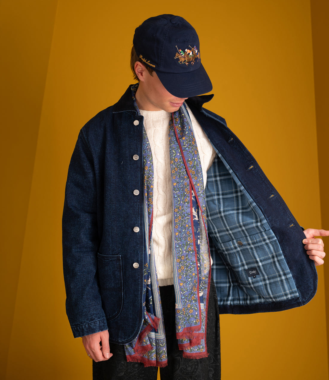 Lined Denim Chore - Indigo