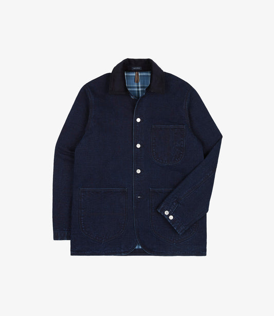 Lined Denim Chore - Indigo