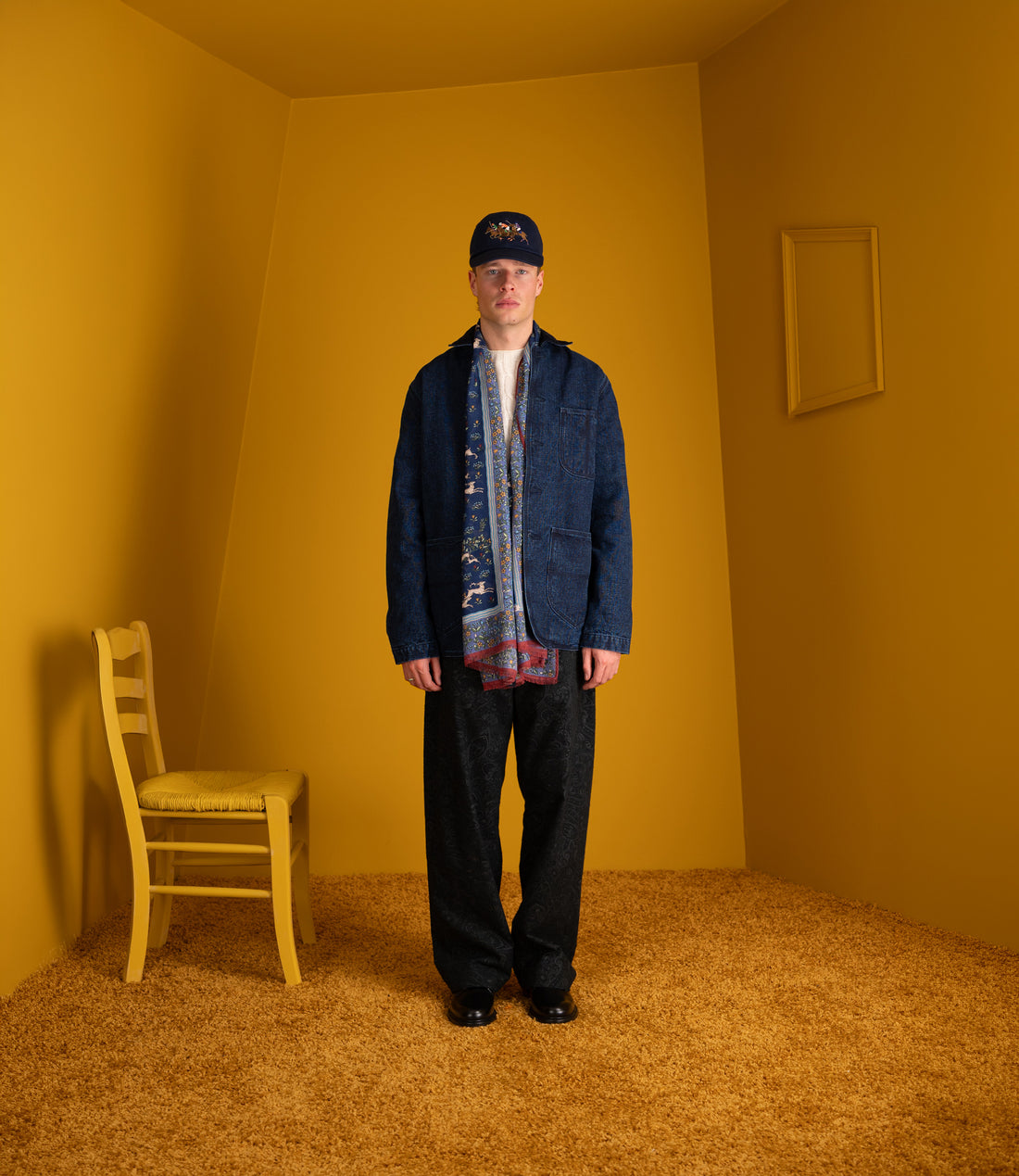 Lined Denim Chore - Indigo