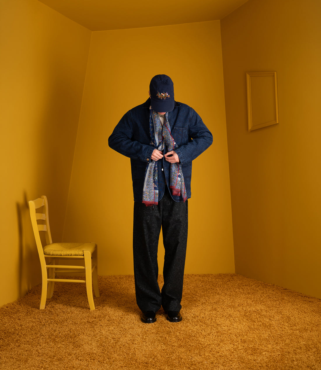 Lined Denim Chore - Indigo