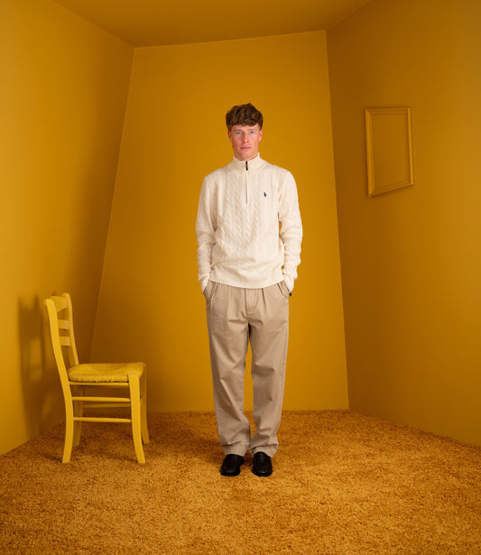 Longsleeve Pullover - Andorver cream