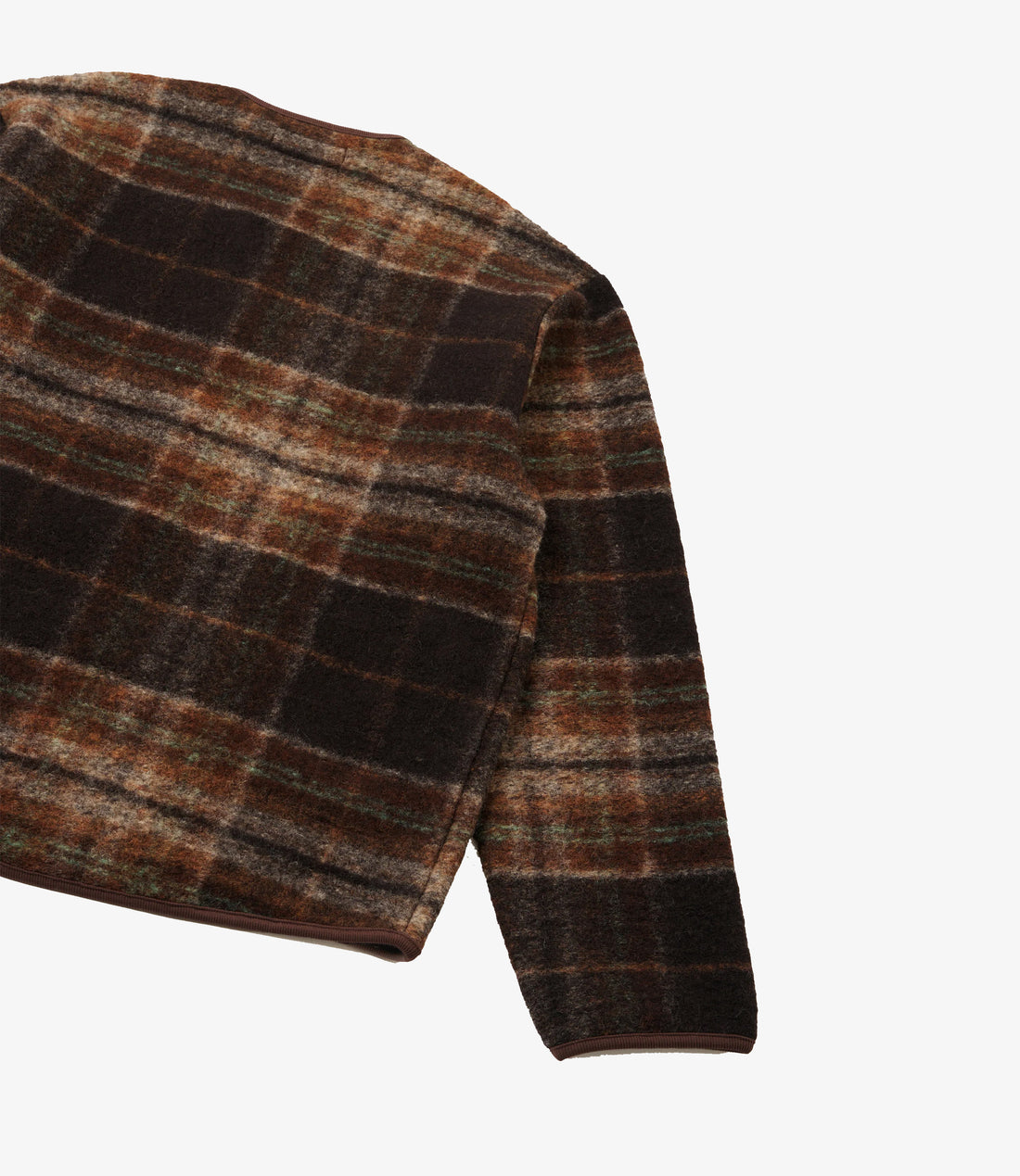 Military liner jacket pino fleece - brown