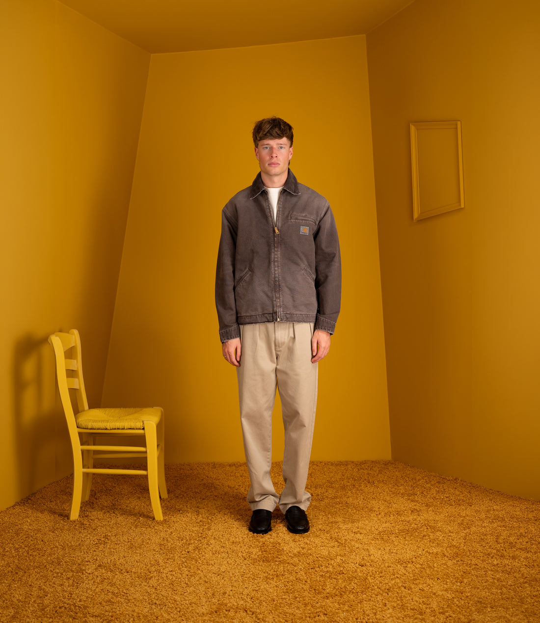 OG Detroit Jacket - Tobacco destroy wash