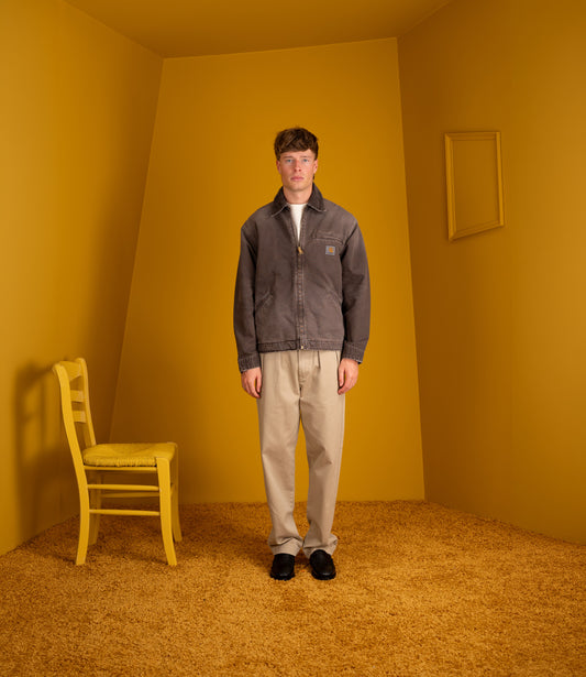 OG Detroit Jacket - Tobacco destroy wash