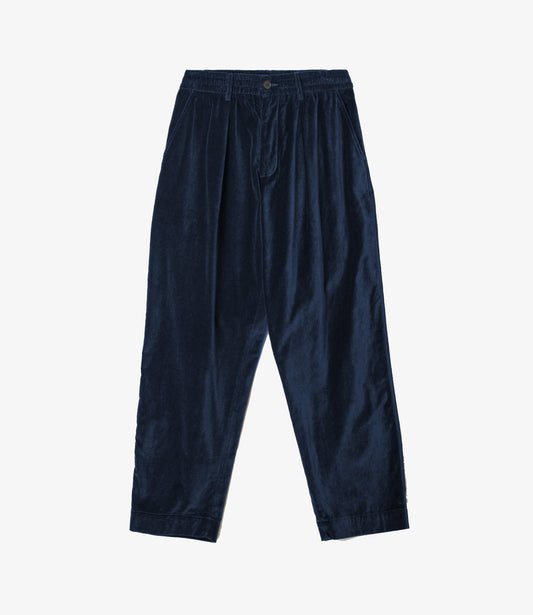 Oxford pant - Navy velvet