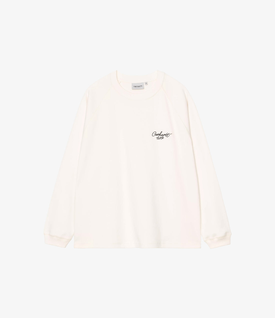 L/S Signature Rib T-Shirt - Wax / black