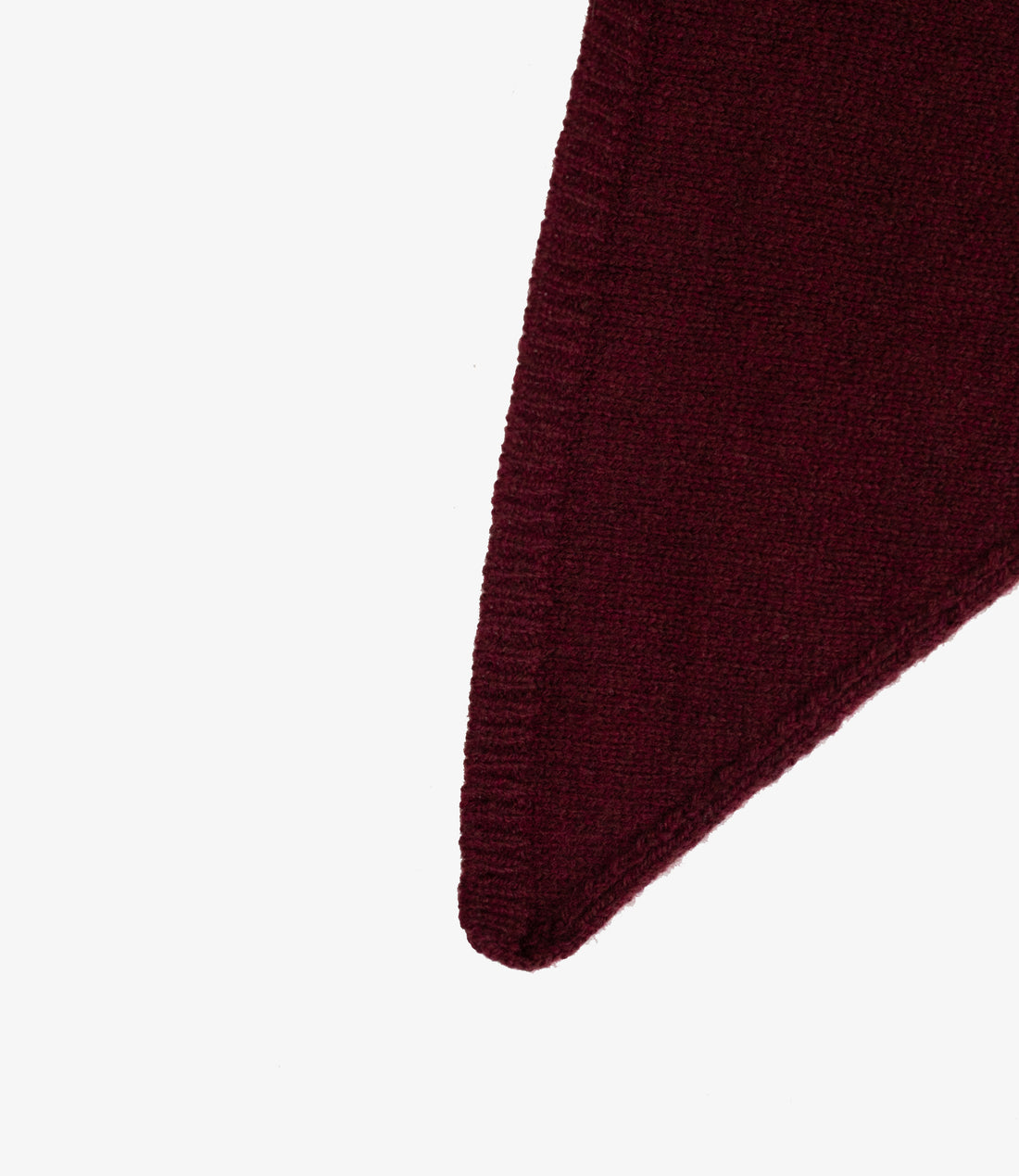 Triangle scarf 100% merino - Bordeaux