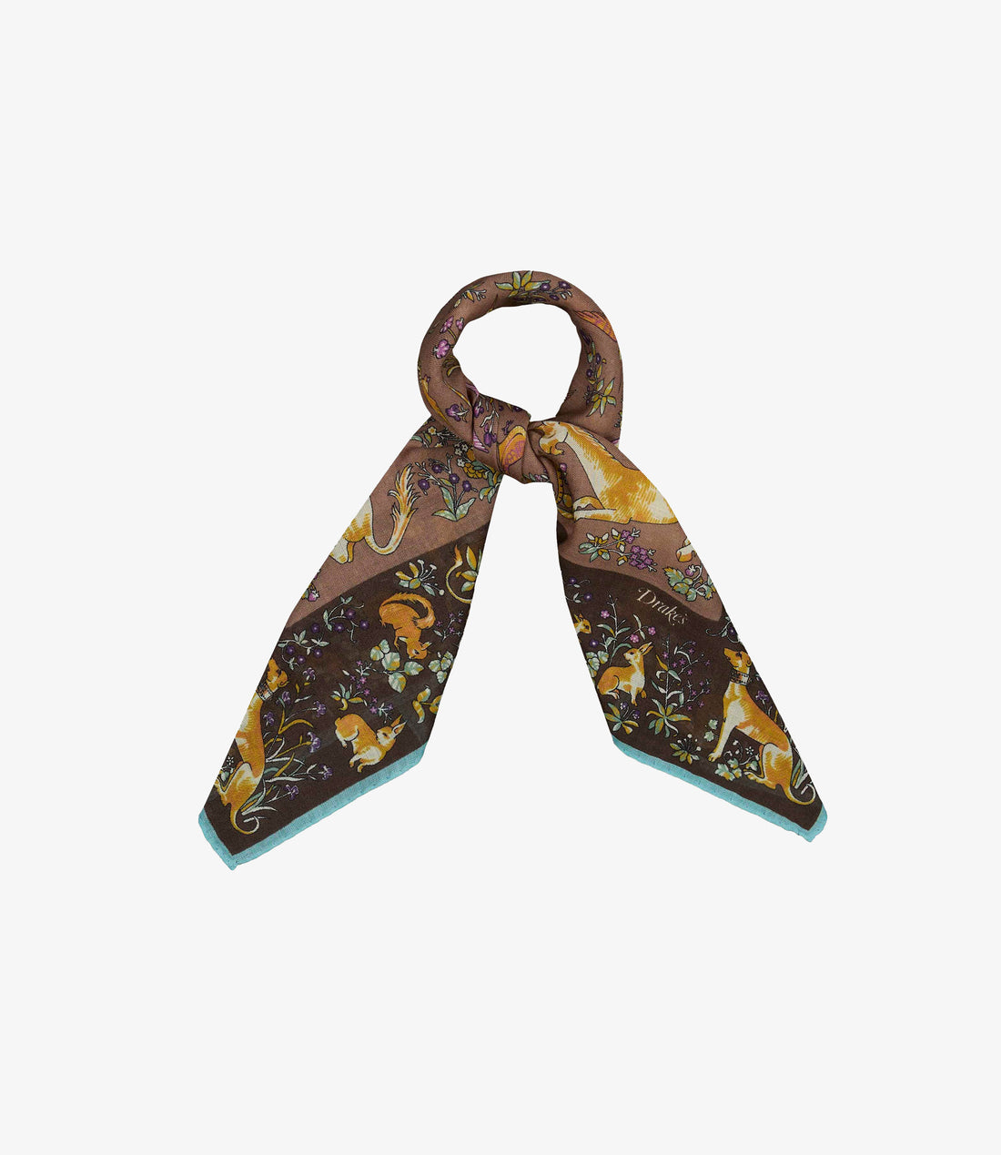 Unicorn Tapestry Bandana - Brown blue