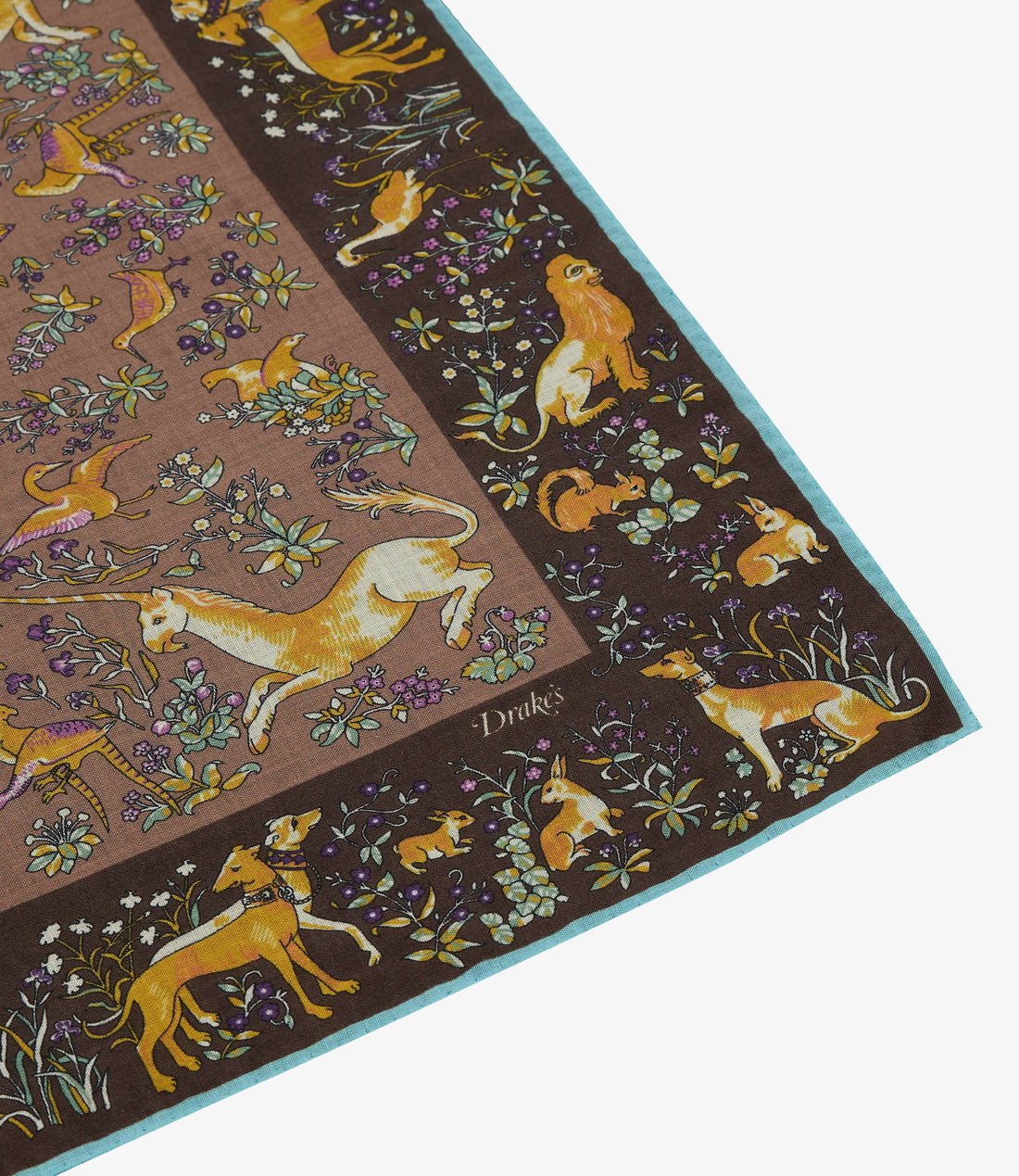 Unicorn Tapestry Bandana - Brown blue