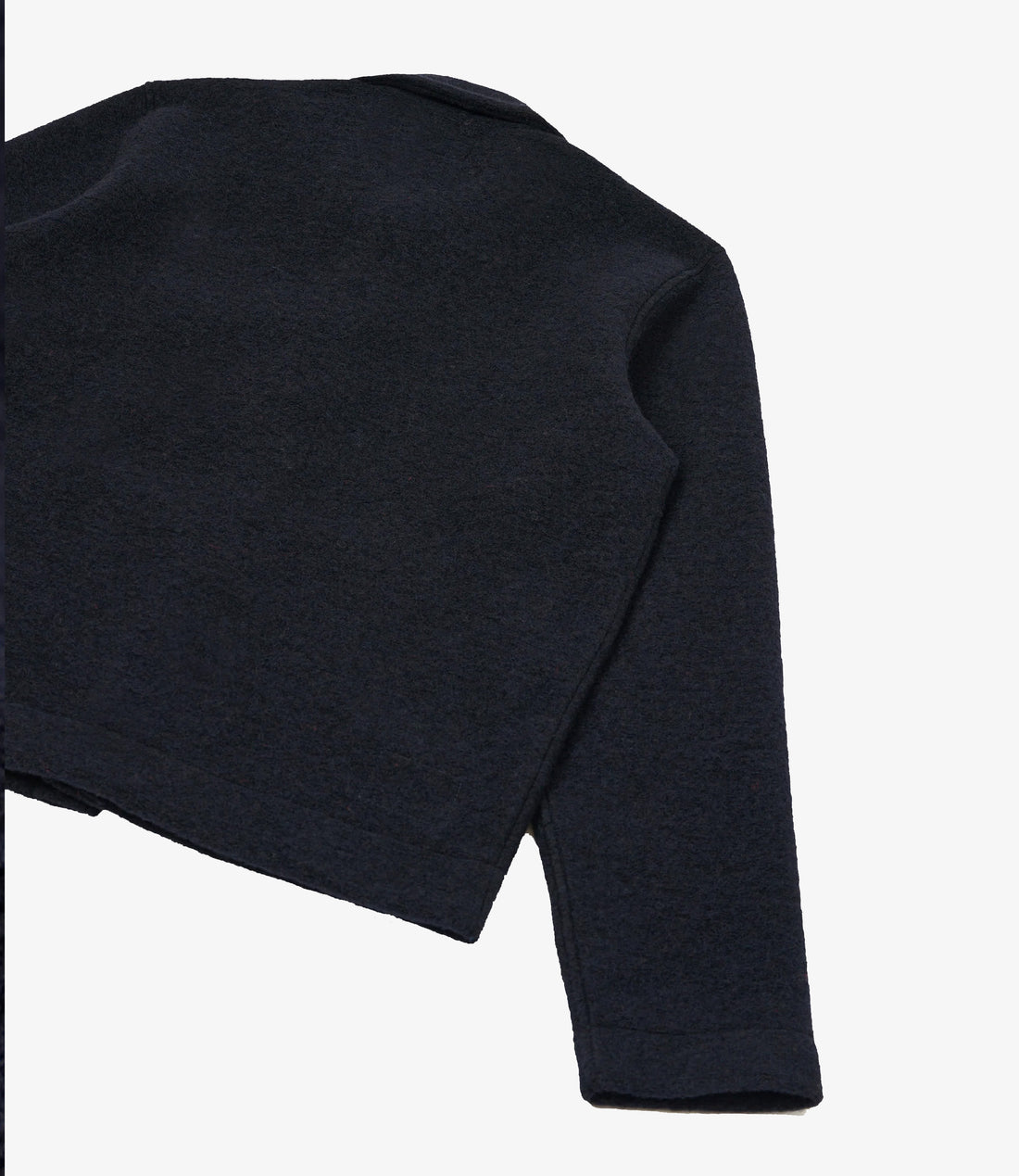 Wool fleece uniform jacket - Navy