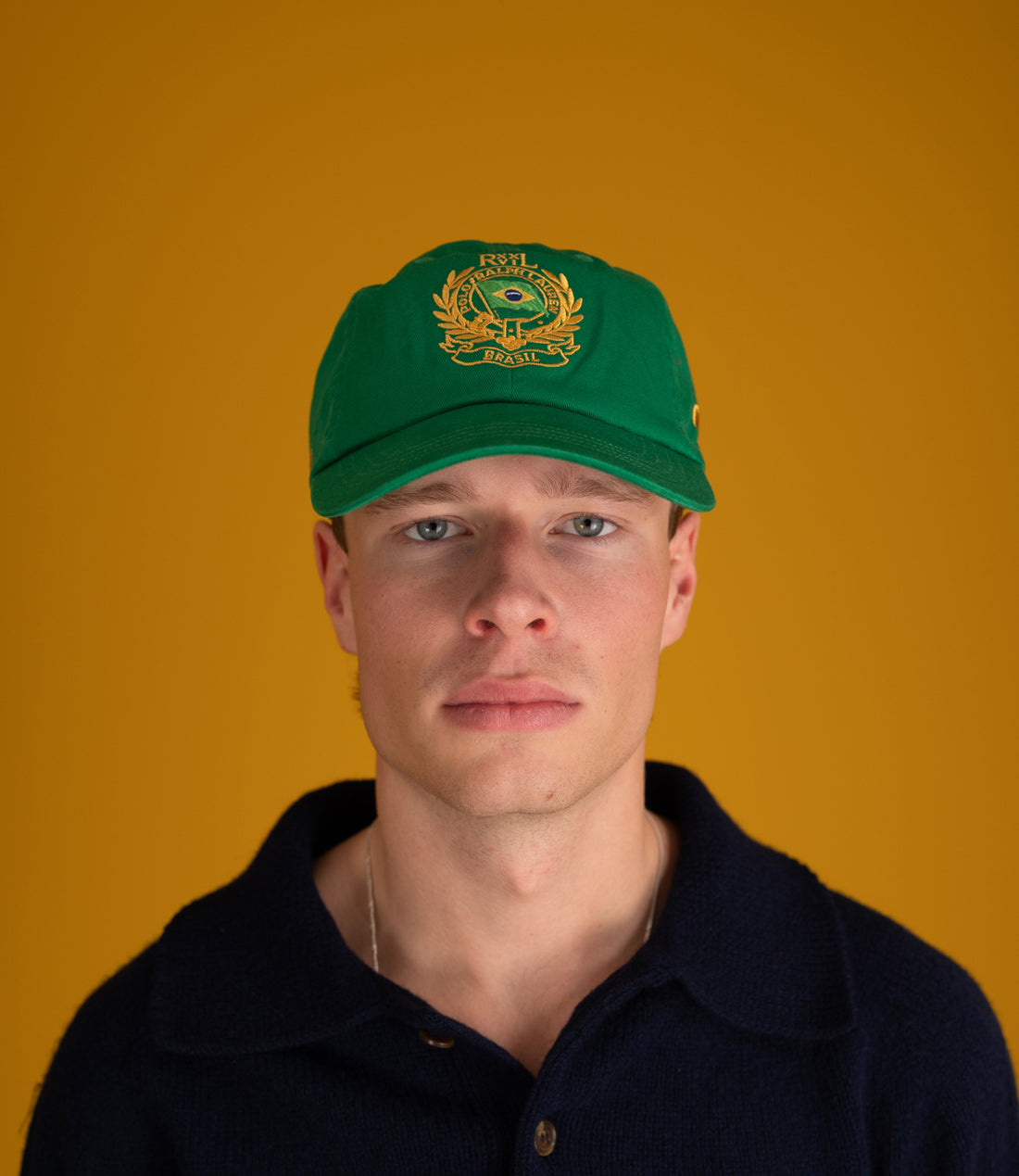 Woven cap Brasil - Green