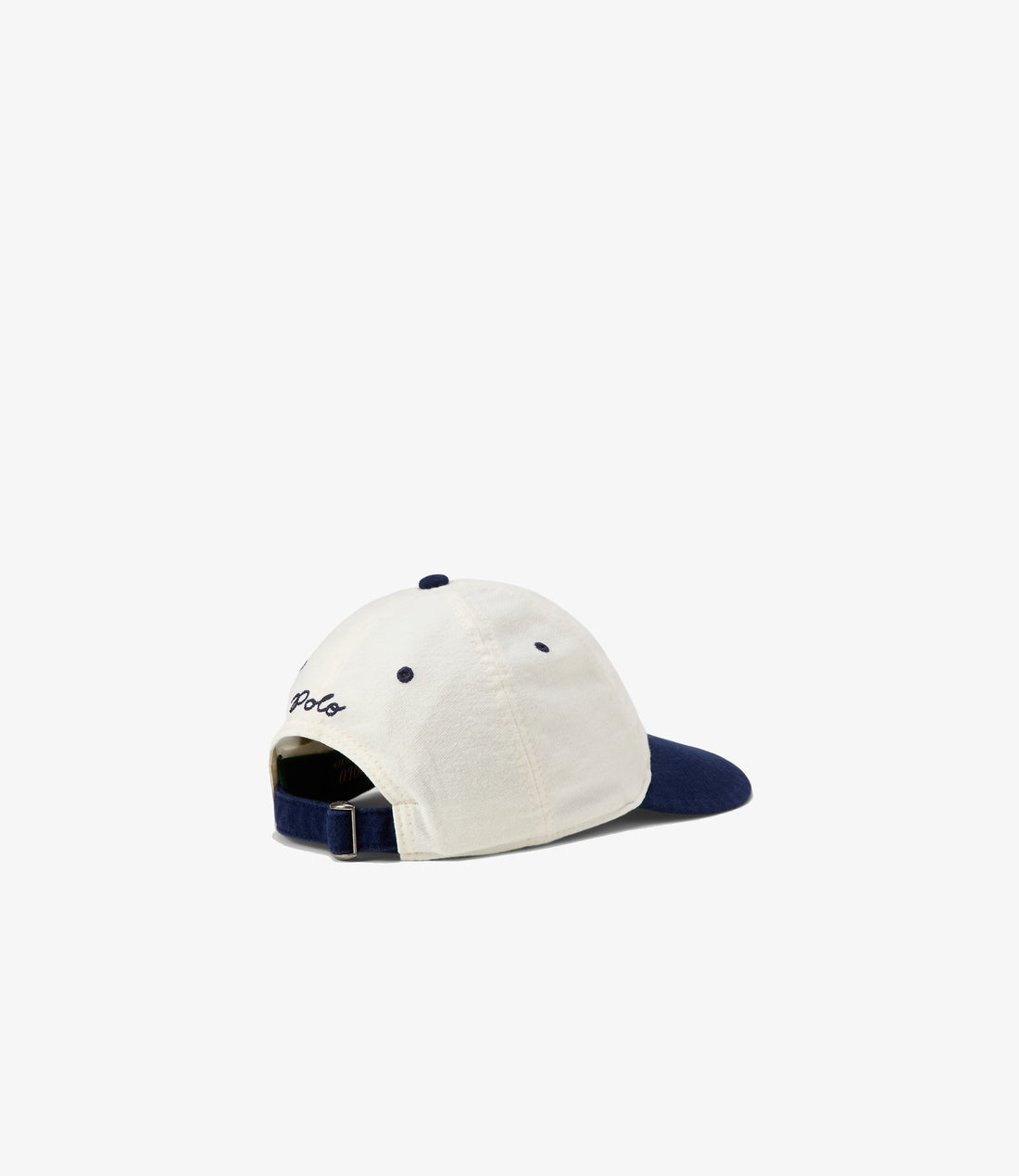 Woven cap R - White navy