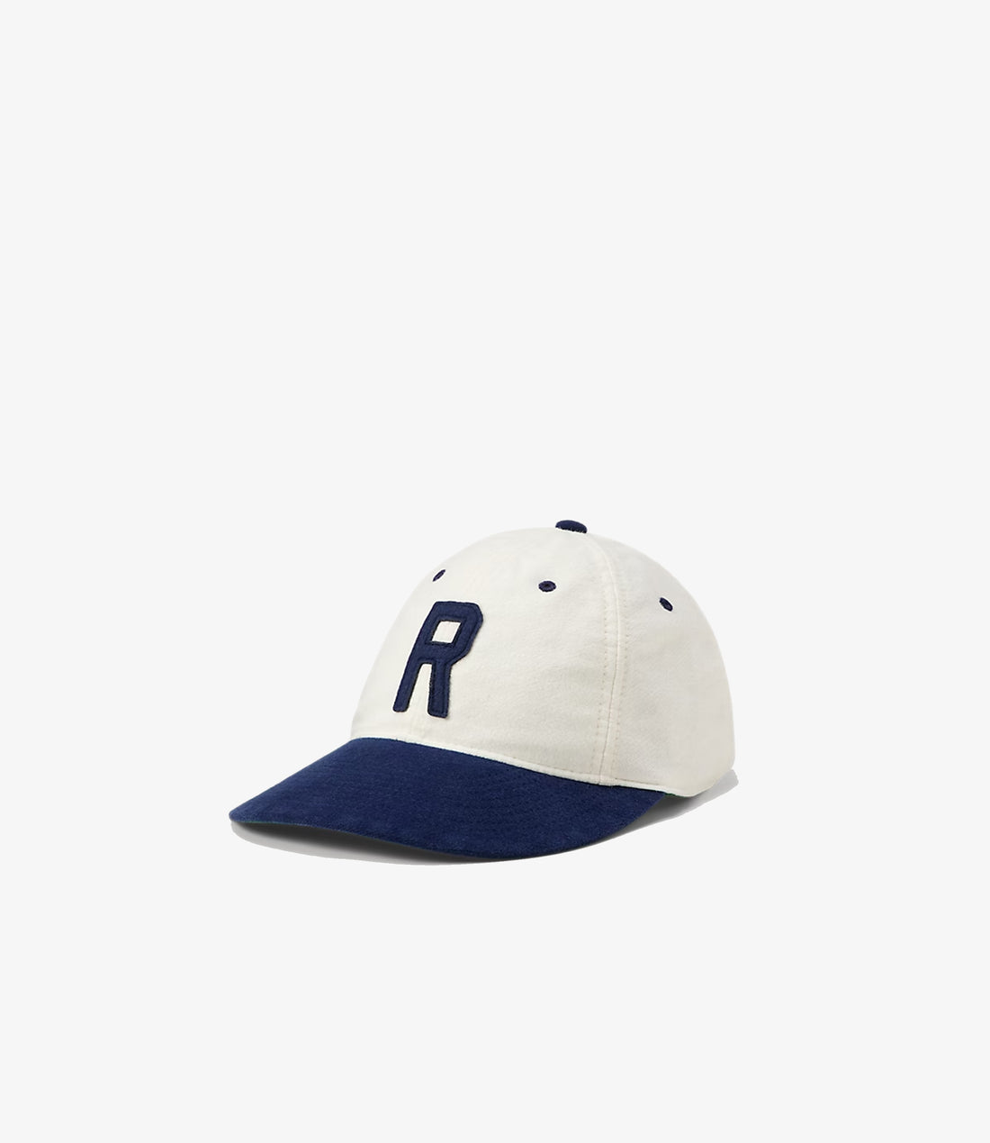 Woven cap R - White navy