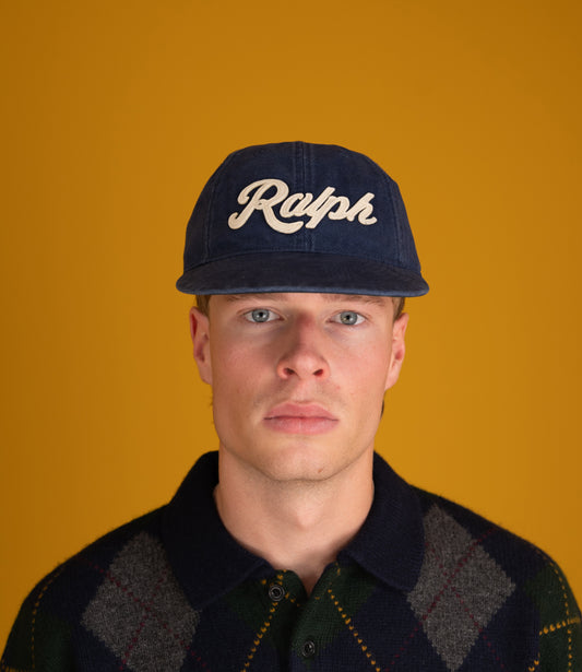 Woven cap Ralph - Newport navy