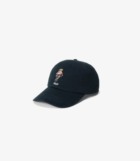 Woven cap polo - Black twill
