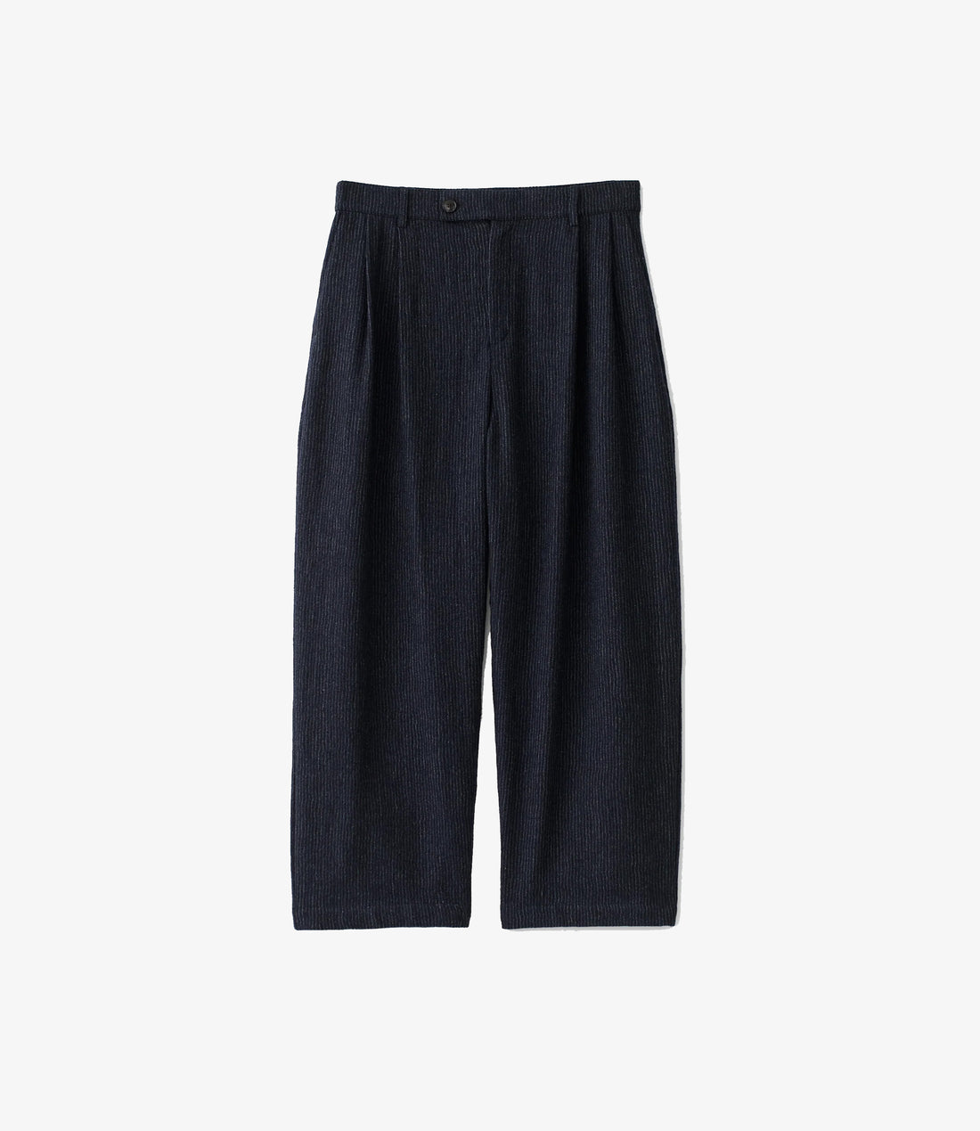 Yesa Trousers - navy pinstripe