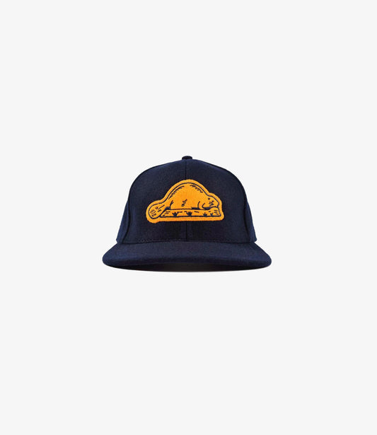 Baseball Hat Beaver Wool - Dark Navy