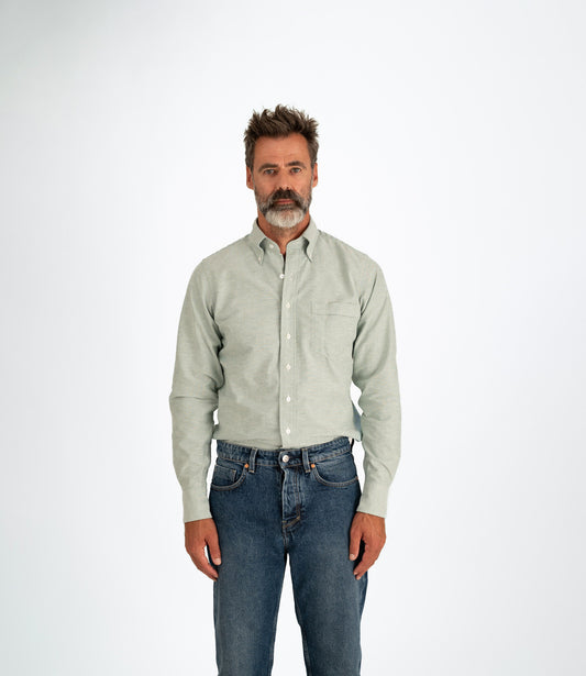 Button down oxford shirt - Green